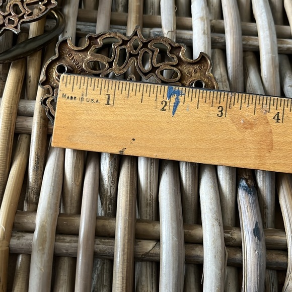 Vintage metal drawer pulls hardware 2 1/2 inch on center holes required - Picture 6 of 6